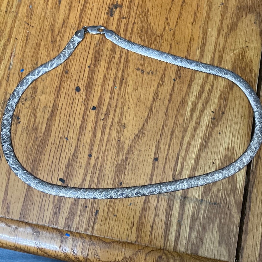 Real silver necklace